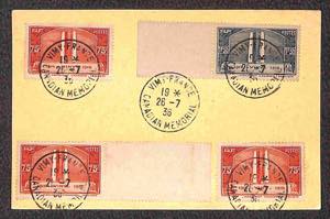 Europa - FRANCIA - 1936 - Tre cartoline con ... 