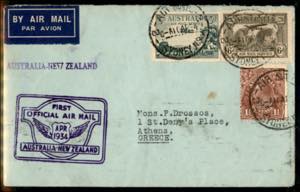 Aerogrammi e Primi Voli - Australia - 1934 ... 