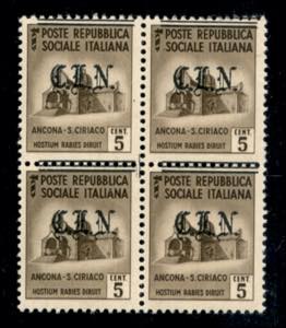 C.L.N. - Torino - 1945 - 5 cent (Unificato 1 ... 