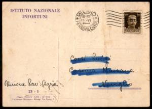 Repubblica Sociale - G.N.R. Verona - 30 cent ... 