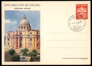 Vaticano - Posta Ordinaria - Intero postale ... 