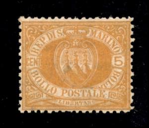 San Marino - Posta Ordinaria - 1890 - 5 cent ... 