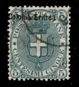 Colonie - Eritrea - 1893 - 5 cent Stemma (3 ... 