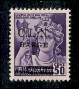 C.L.N. - Barge - 1945 - 50 cent (4) - gomma ... 