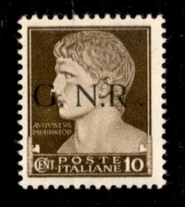 RSI - G.N.R. Brescia - 1943 - 10 cent (471/I ... 