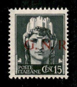 RSI - G.N.R. Brescia - 1943 - 15 cent ... 
