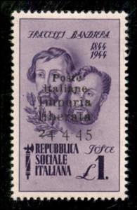 C.L.N. - Imperia - 1945 - 1 lira Bandiera ... 