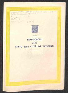 VATICANO - VATICANO - 1953 - Pier Lombardo ... 