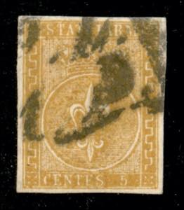 Parma - 1853 - 5 cent (6) annullato in ... 