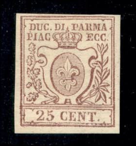 Parma - 1857 - 25 cent (10) - gomma ... 