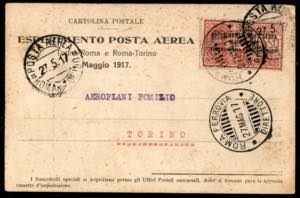 AEROGRAMMI/PRIMI VOLI ITALIA - Regno - 1917 ... 