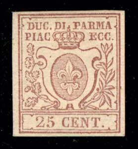 Antichi Stati Italiani - Parma - 1857 - 25 ... 