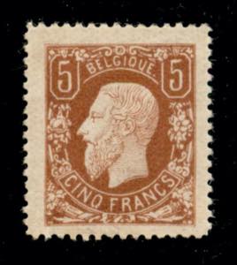 Europa - Belgio - 1869 - 5 franchi (34A) - ... 
