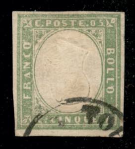 Antichi Stati Italiani - Sardegna - 5 cent ... 