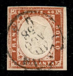 Antichi Stati Italiani - Sardegna - 40 cent ... 
