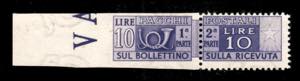 Repubblica - Servizi - 1950 - 10 lire ... 
