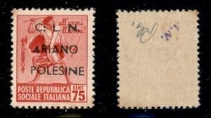 C.L.N. - Ariano Polesine - 1945 - 75 cent ... 