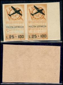 Corpo Polacco - 1946 - Coppia del 25 lire + ... 