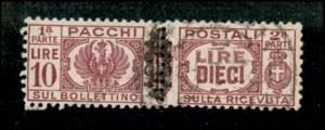 Luogotenenza - 1945 - 10 lire (58 pacchi) - ... 