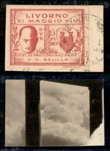 Emissioni Locali - Livorno - 1930 - 30 cent ... 