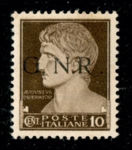 RSI - G.N.R. Brescia - 1943 - 10 cent (471/I ... 