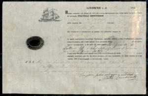 DOCUMENTI/VARIE - 1847 (19 giugno) - Livorno ... 