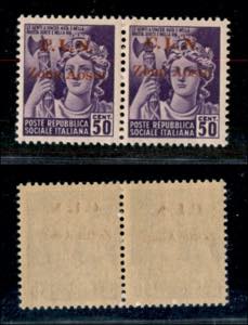 C.L.N. - Aosta - 1944 - 50 cent (2) - coppia ... 