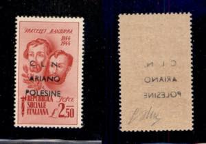 C.L.N. - Ariano Polesine - 1945 - 2.50 lire ... 