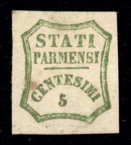 Antichi Stati Italiani - Parma - 1859 - 5 ... 
