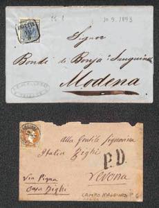 Europa - Austria - 1853/1901 - Dieci lettere ... 