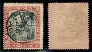 OLTRE MARE - BARBADOS - 1906 - 1 shilling ... 