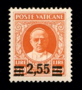 VATICANO - 1934 - 2,55 su 2,50 lire ... 