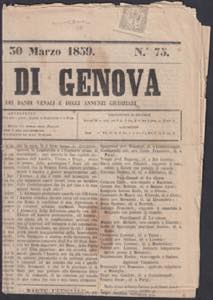 1859 - Francobolli per giornali, Tassa ... 