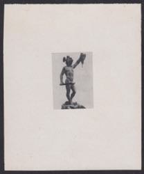 1945 - Statua di Perseo, prova di conio in ... 