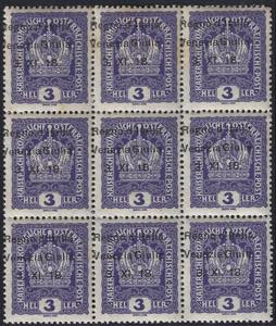 1918/19 - francobollo d’Austria da 3 ... 