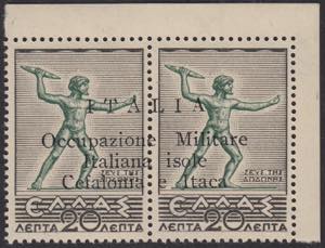 1941 - Mitologica di Grecia, 20l. + 20l. ... 