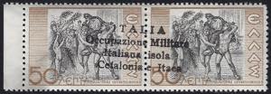 1941 - Mitologica di Grecia, 50l. + 50l. ... 