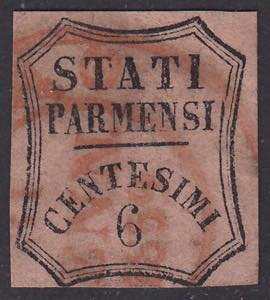 1857 - Segnatasse per giornali, c. 6 rosa ... 