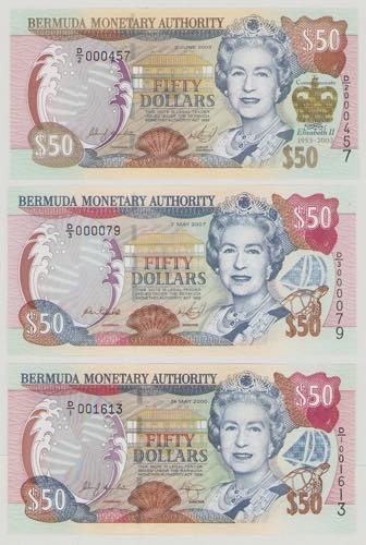 Bermuda, 50 $, 24.5.2000, D/1 ... 