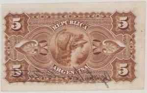 Argentina, 5 Centavos, 1.1.1884, ... 