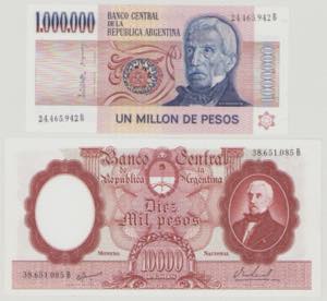 Argentina, 10 000 Pesos, ND, 38.651.085B, ... 