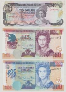 Belize, 10 Dollars, 1.1.1987, P/5 403923, ... 