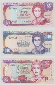 Bermuda, 5 $, 20.2.1989, B/1 999411, P35b, ... 