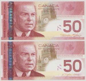 Canada, 50 $, 2004/2006, 2011, AHM ... 