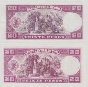 Chile, 20 & 20 Pesos, 22.11.1939, ... 