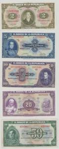 Colombia, 2 Pesos Oro, 7.8.1947, P390b, BNB ... 