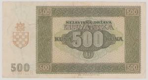 Croatia, 500 Kuna, 26.5.1941, ... 