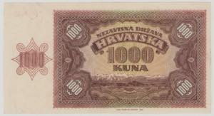 Croatia, 1000 Kuna, 26.5.1941, ... 