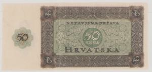 Croatia, 50 Kuna, 15.1.1944, no ... 