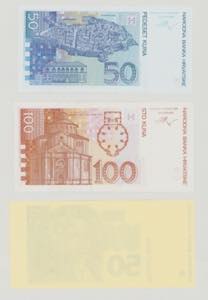 Croatia, 50 & 100 Kuna, ... 